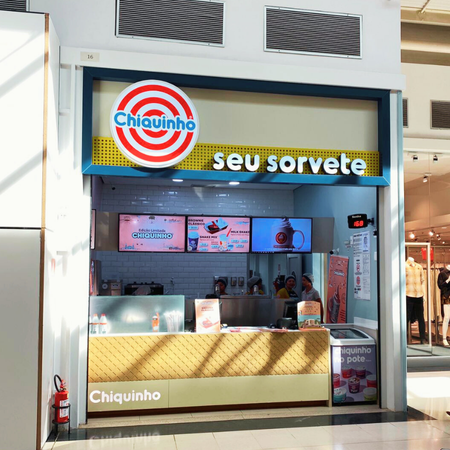 Logo da loja chiquinho sorvetes